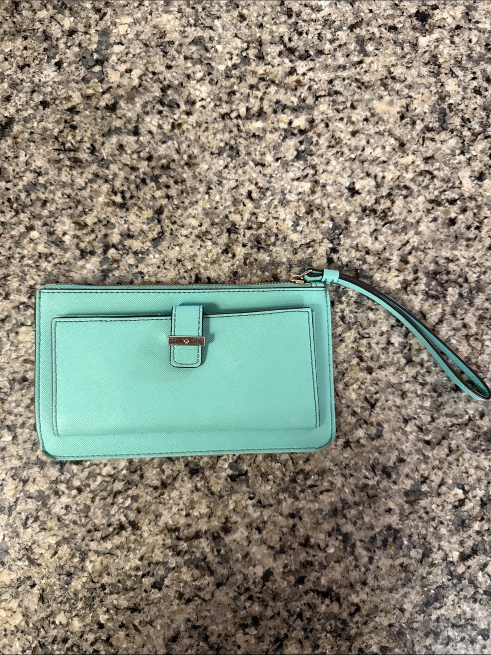 Women’s Wristlet wallet in aqua